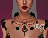 Ruby Rose Blk Necklace 3