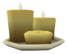 Spa Animated Gold Candle