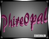 PhireOpal Club sign