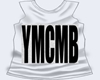 YMCMB White Tee-,