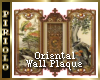 Oriental Wall Plaque 3D