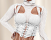 T- Corset  white