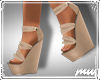 !Wedge Sandals Taupe