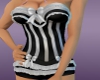 SG Black Grey Corset