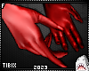 Sleigh Gloves Red