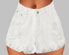 White Denim Shorts