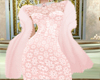 Pink white Fur