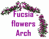 GM's Fucsia Flowers Arch