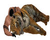 Snuggle W/Tiger Pose