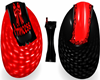 Red/Blk Beanbags w/Poses
