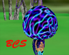 Electric Blue Beach Ball