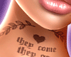 ♡ Neck Tattoo ♡