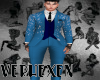 Icey Blue Snow Full Suit