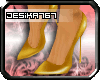 *True Gold PVC Stilettos