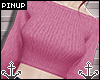 ⚓ | Knit Crop Pink