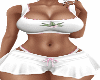 weed crop + white shorts