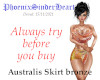 Australis Skirt bronze