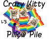 Crazy Kitty Pillow Pile