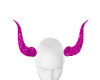 pink sparkle devil horns