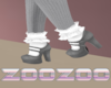Z School girl shoes Gray