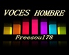 Voces Hombre