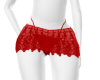 Lace it up skirt red