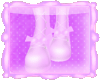 !Emz! Lilac Jelly Boots