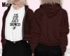 Me • Zei Maroon Hoodie