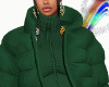 [EB]OLIVE PUFFER COAT