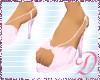 ~D Sexy pink stripe heel