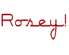 Rosey Name Tag