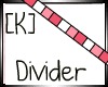 Blinking divider sticker
