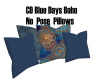 CD Blue Days Boho Pillow