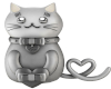 B&W Cat Statue