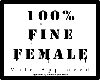 100% FINE WOMAN