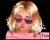 Short blonde hair