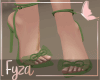 high heels green lola