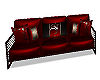 Gig- 3 seat couch red