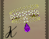 Ivy BraceletR Purple Gol