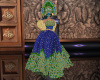 Peacock Ball Gown