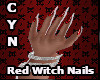 Red Witch Nails