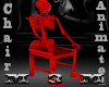 *M3M* Skeleton Red Chair