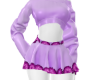 Purple rose dress
