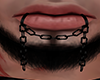 ❤ Black Lip Chain
