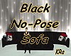 [KRa]Black No-Pose Sofa