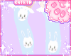 ❀ Bun Socks - Blue