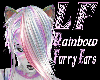 LF - Rainbow Furry Ears