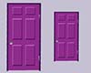 💖 Single purple door