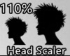 110% HEAD SCALER