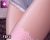 pink thigh fishnets